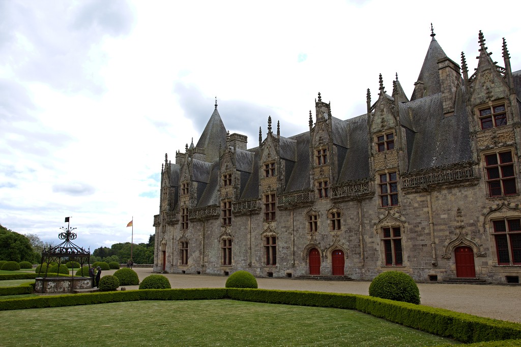 josselin france frankrijk hdr bretagne pontivy morbihan chateau kasteel